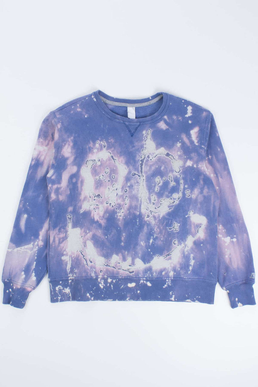 Smile & Frown Bleached Sweatshirt