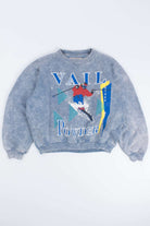 Vail Powder Loose Fit Vintage Sweatshirt
