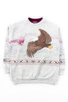 Bald Eagle Print Sweatshirt