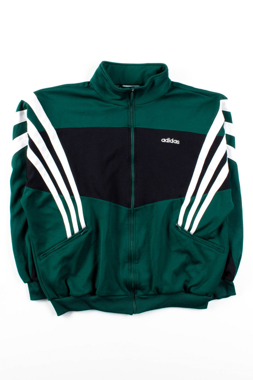 Forest Green Adidas Track Jacket