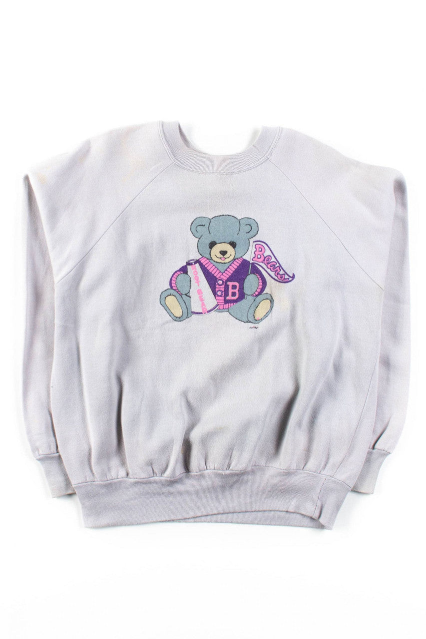 Teddy Bear Cheerleader Sweatshirt