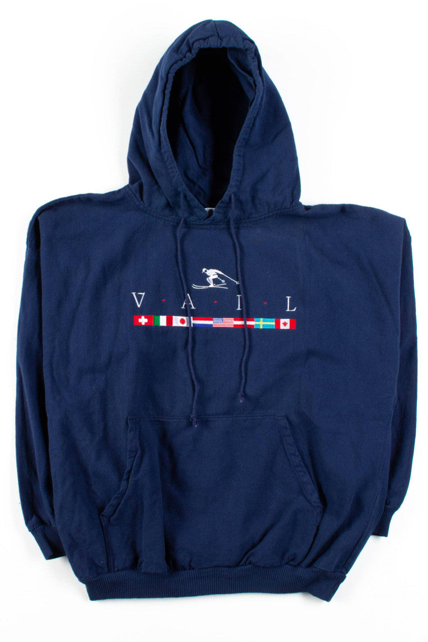 Navy Vail Ski Hoodie