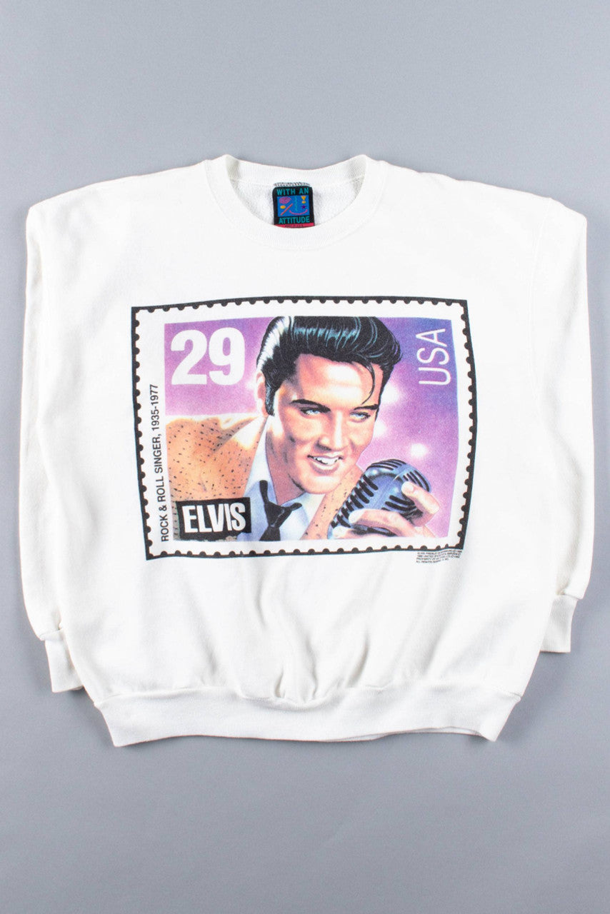 Elvis Presley Stamp Sweatshirt