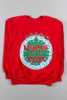 World's Best Dad Christmas Sweatshirt