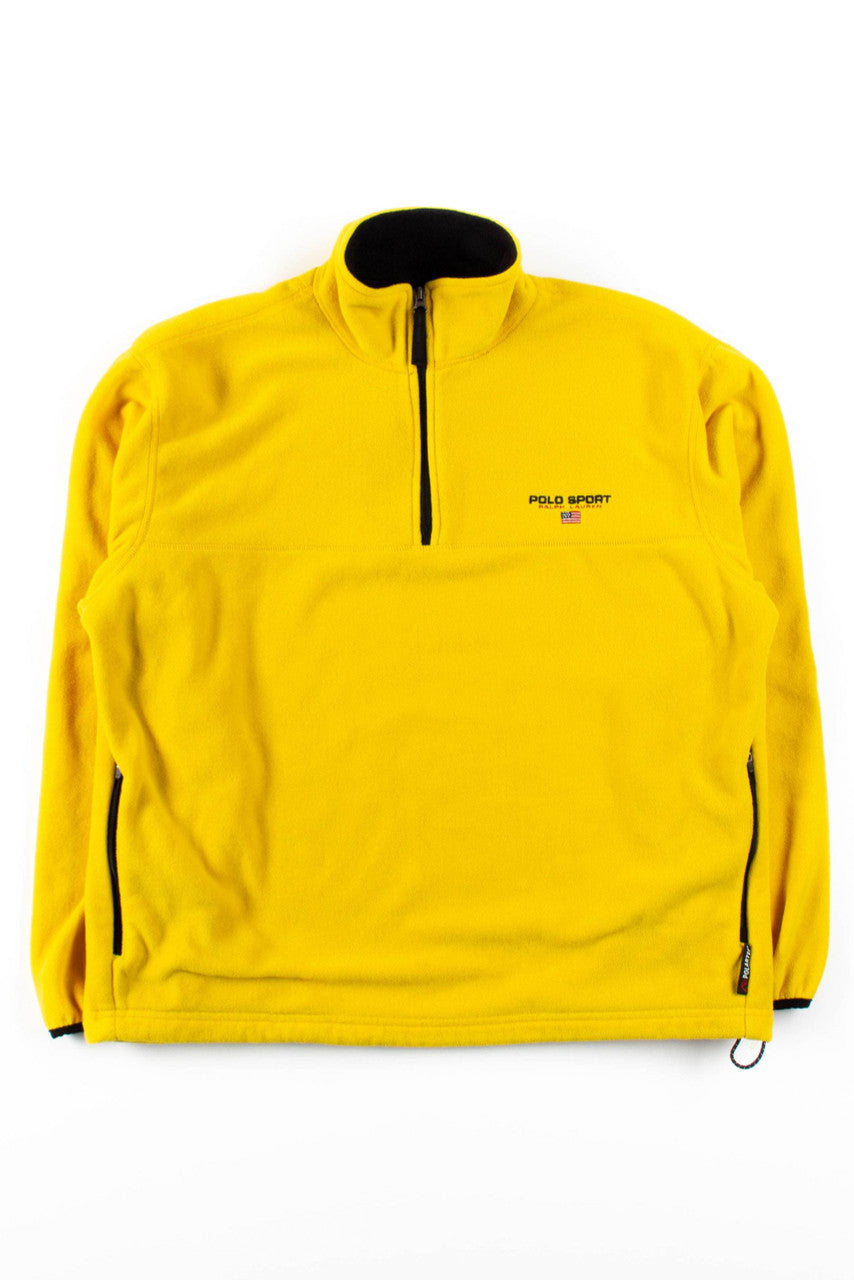 Yellow Polo Sport Fleece Quarter Zip – Ragstock
