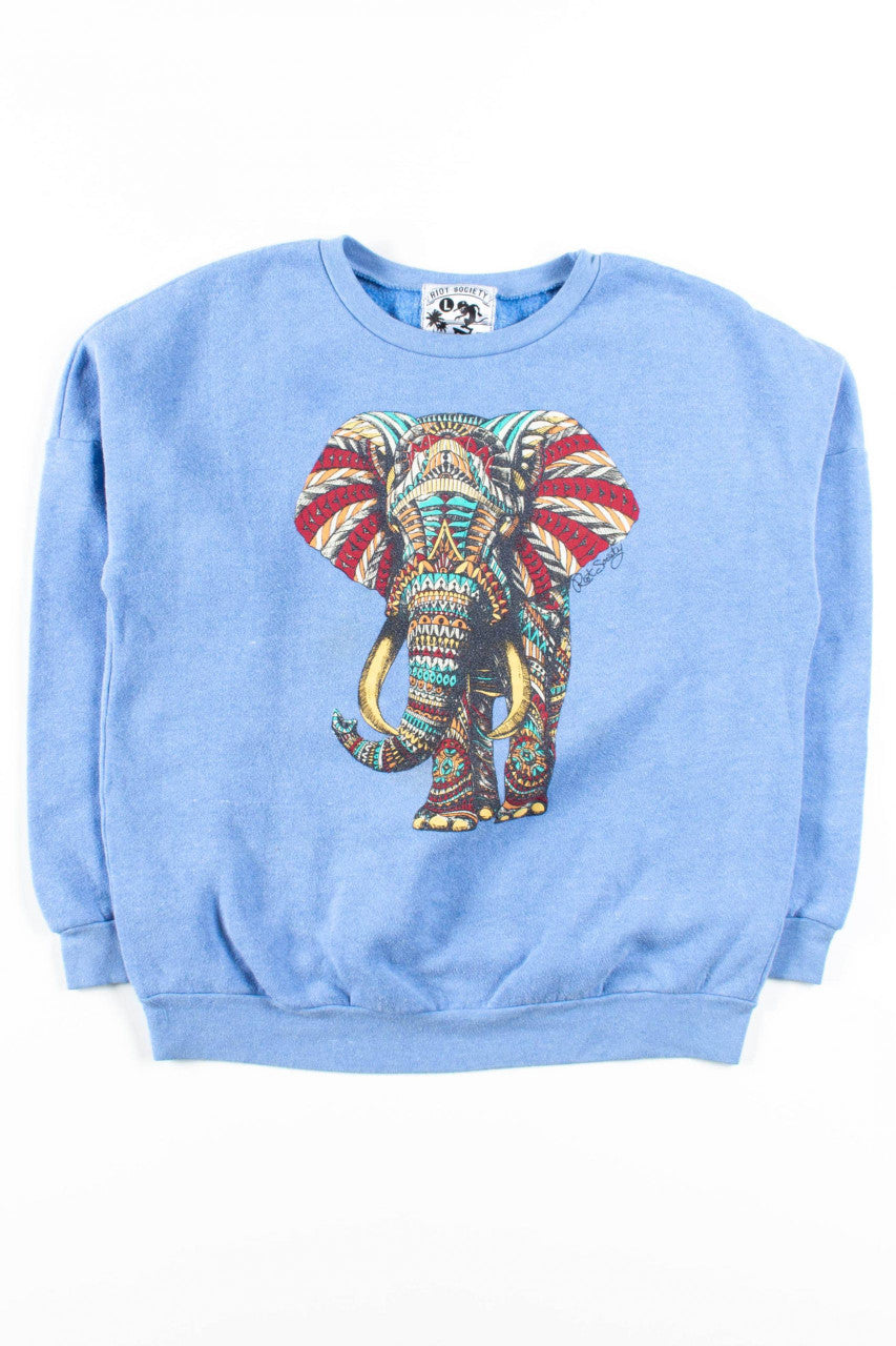 Multicolor Elephant Sweatshirt