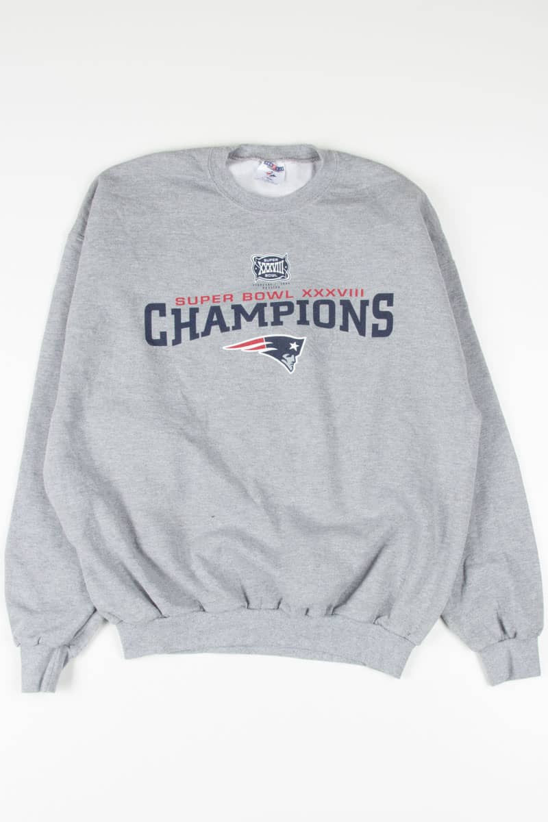 New England Patriots Super Bowl Champions 2004 Sweatshirt