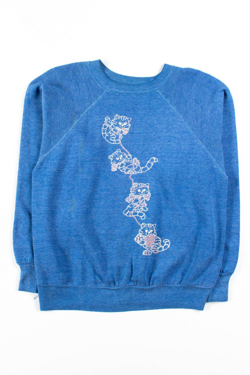 Vintage Kittens & Yarn Sweatshirt