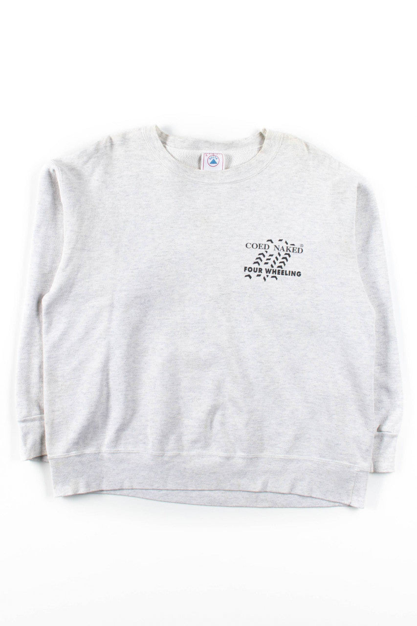 Coed Naked Four Wheeling Sweatshirt