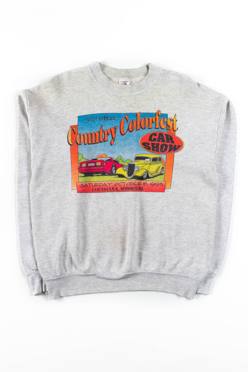 Country Colorfest Car Show Sweatshirt
