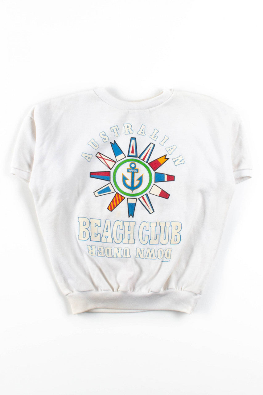Australian Beach Club Short Sleeve Sweatshirt