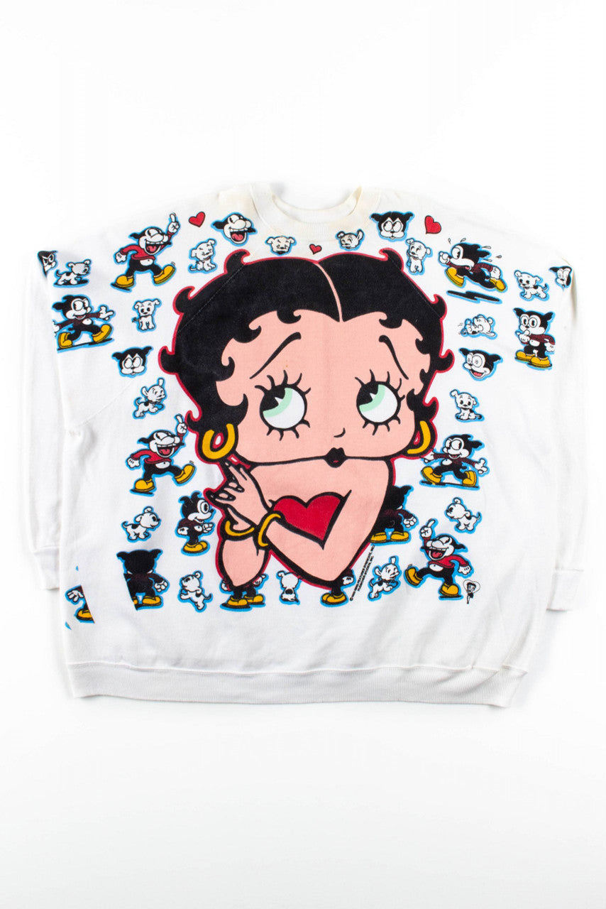 XXXXL Graphic Betty Boop Sweatshirt