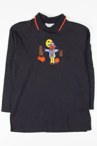 Halloween Scarecrow Collared Sweatshirt