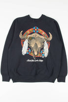 Black Hills Bison Skull Sweatshirt