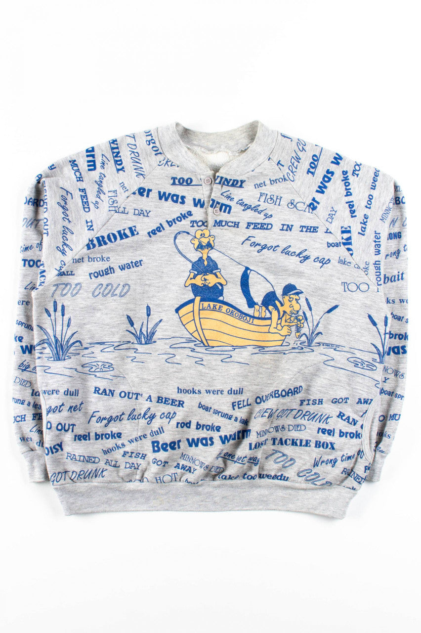 Lake Okoboji Fishing Sweatshirt