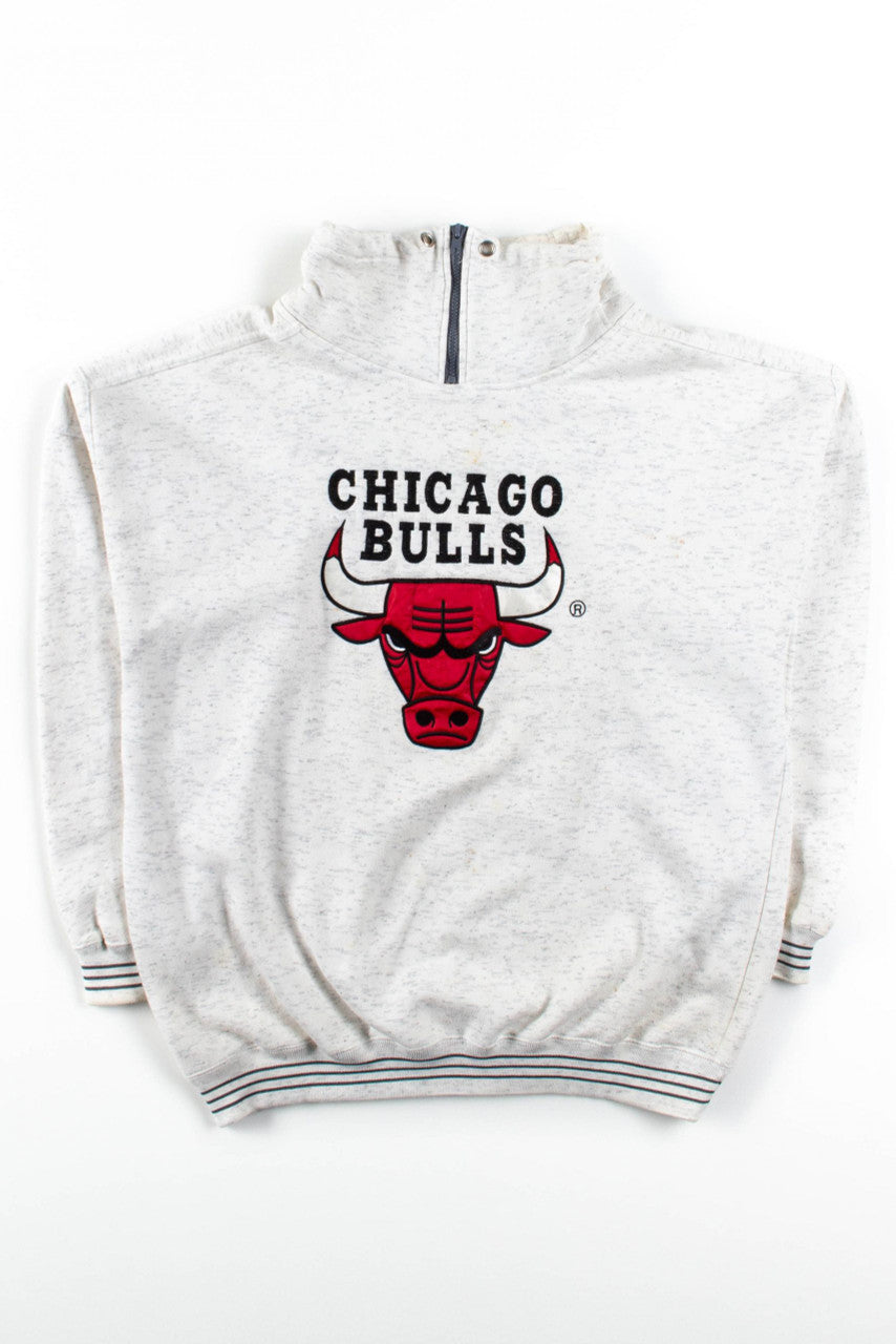 Chicago Bulls Heathered Zip Sweatshirt