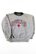 Chicago Bulls Black Collar Sweatshirt