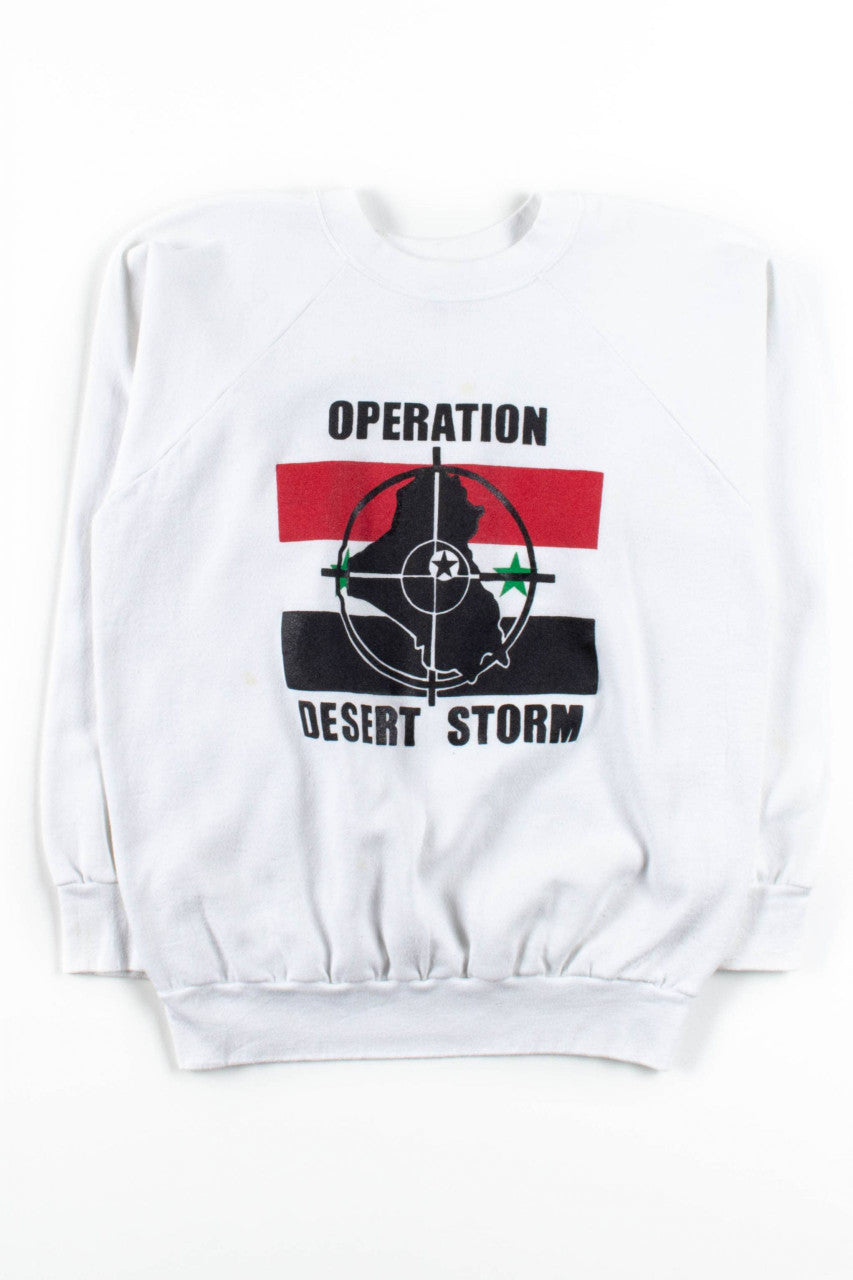 Desert Storm Target Iraq Sweatshirt