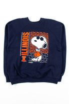 Illinois Illini Snoopy Sweatshirt