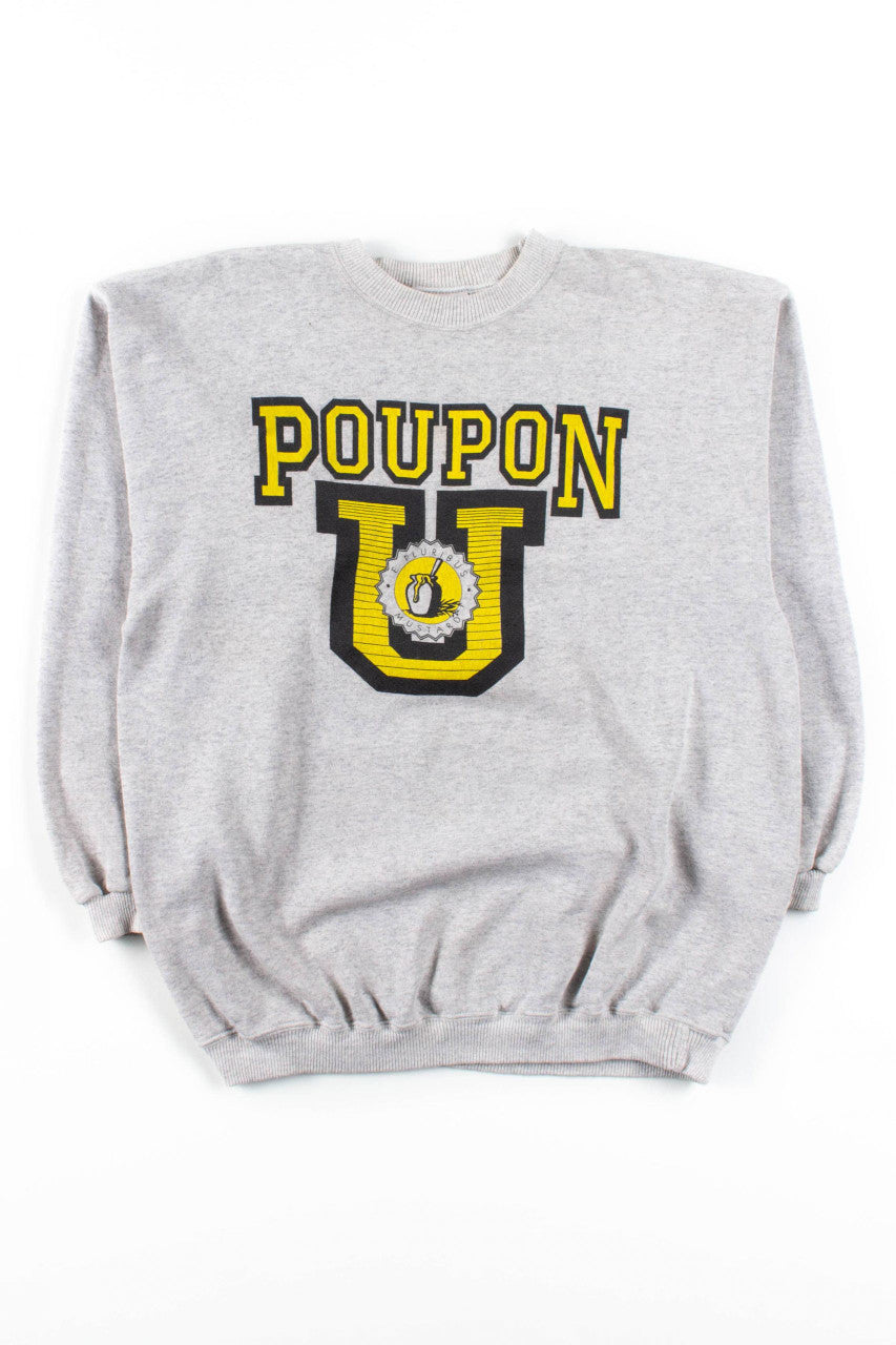 Poupon University E Pluribus Mustard Sweatshirt