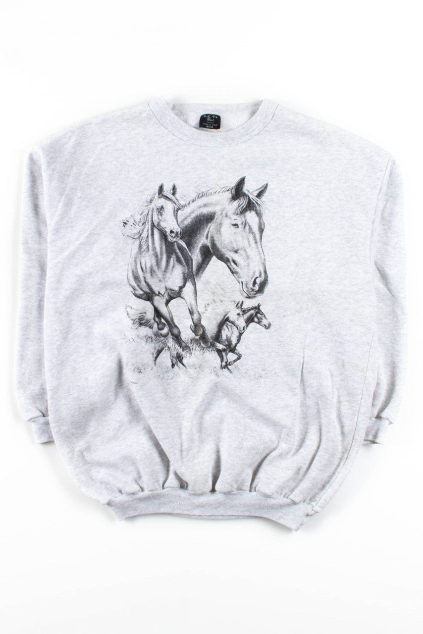 Running Horses Sweatshirt