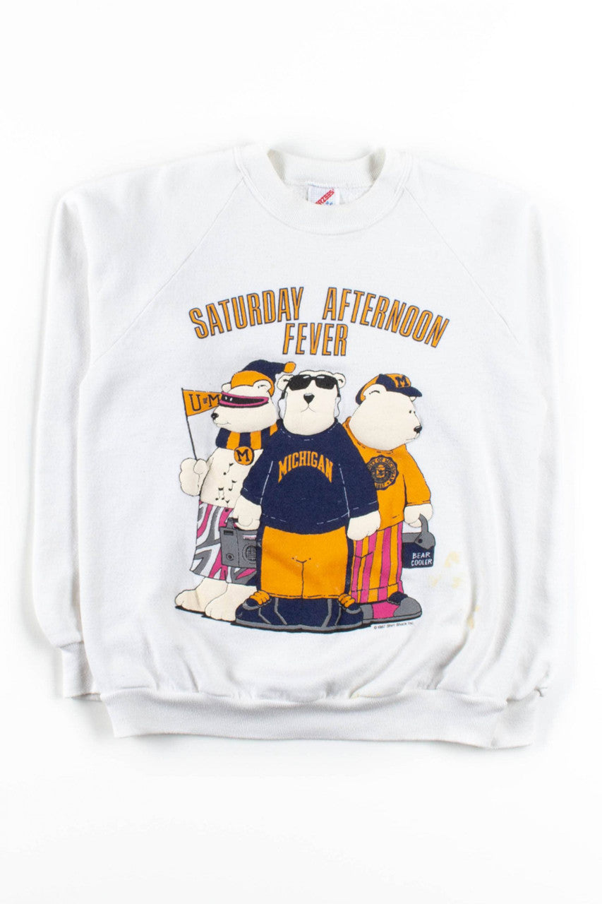University Of Michigan Saturday Afternoon Fever Sweatshirt