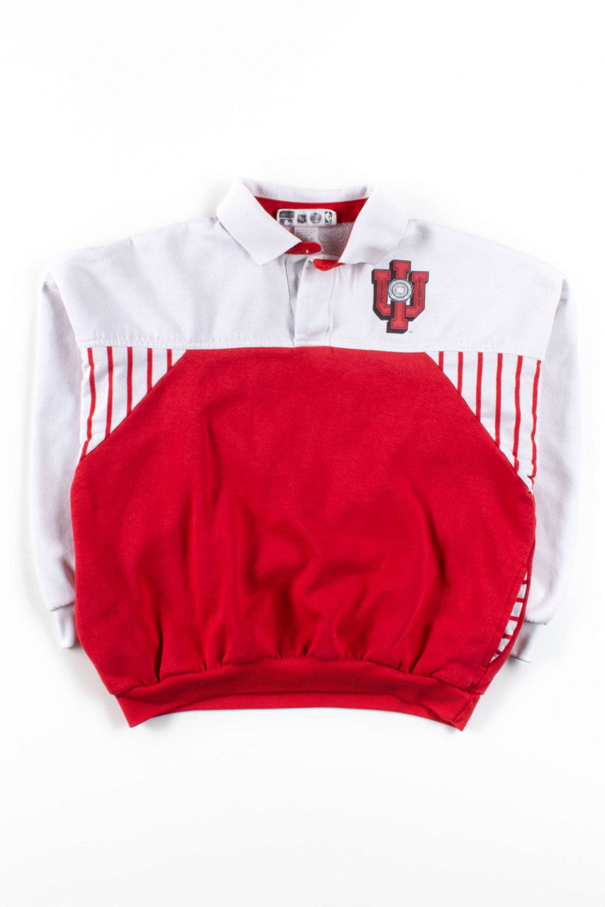 Indiana University Polo Sweatshirt