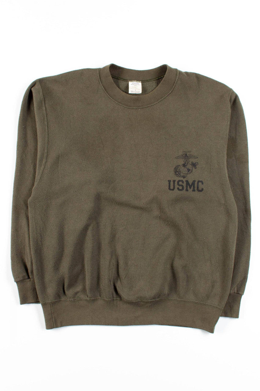 Olive US Marine Corps Sweatshirt