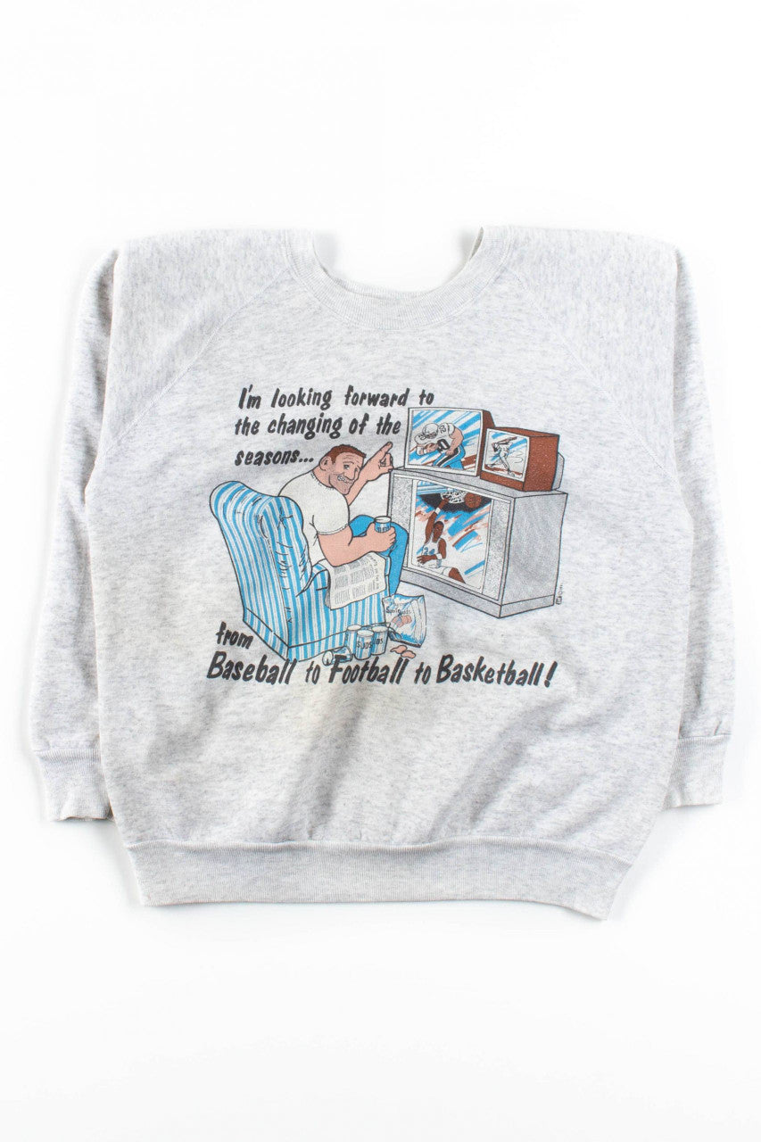 Changing Of The Sports Seasons Sweatshirt
