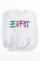 White Bootleg Esprit Sweatshirt