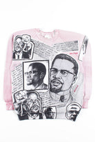 Malcolm X Allover Graphic Sweatshirt