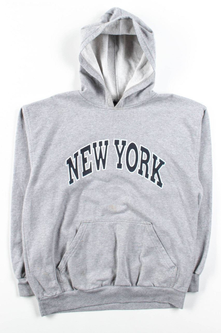 Grey New York Hoodie