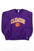 Purple Clemson Tigers Sweatshirt