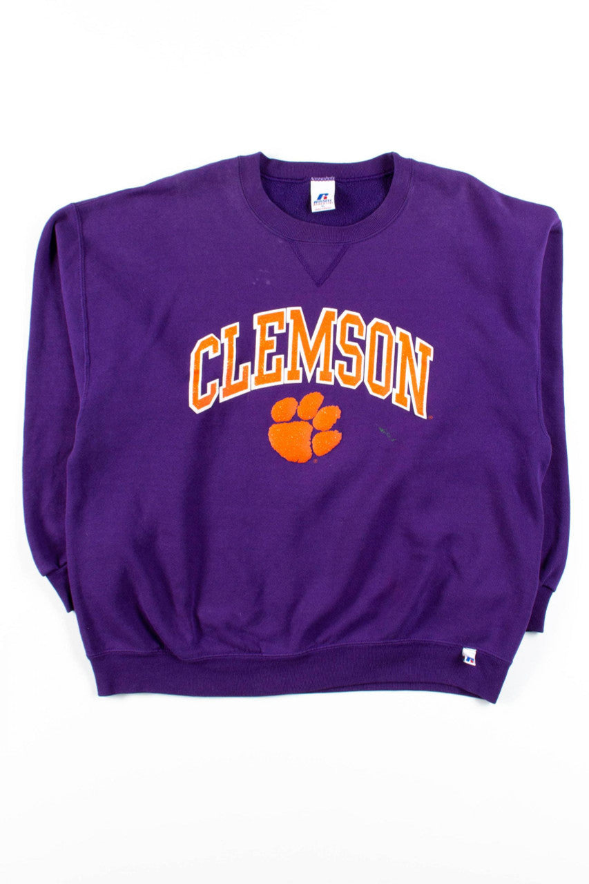 Purple Clemson Tigers Sweatshirt