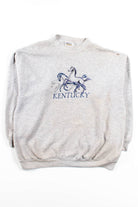 Kentucky Embroidered Horses Sweatshirt