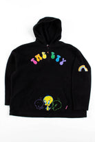 Tweety Bird Quarter Zip Fleece Hoodie