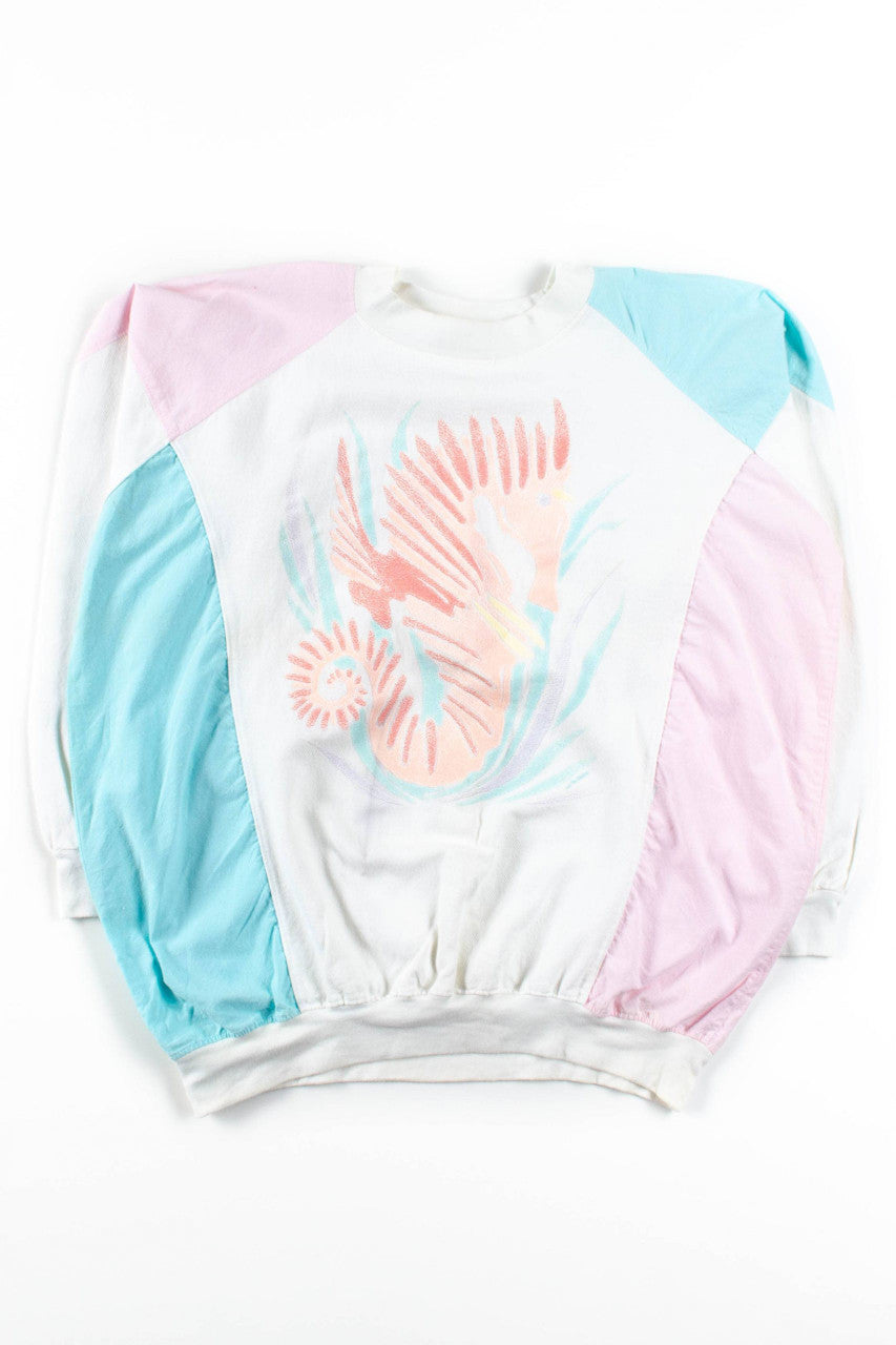 Pastel Seahorse Sweatshirt