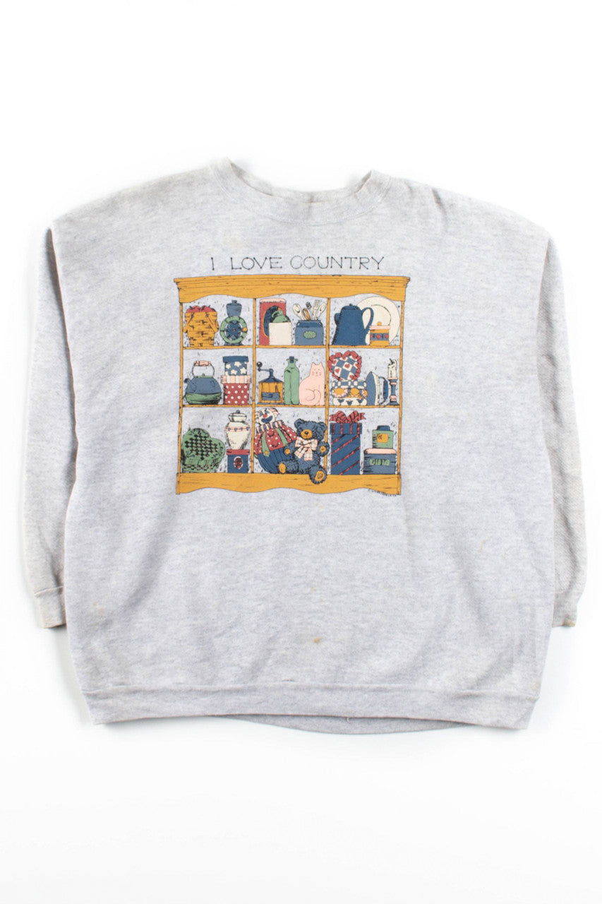 I Love Country Sweatshirt