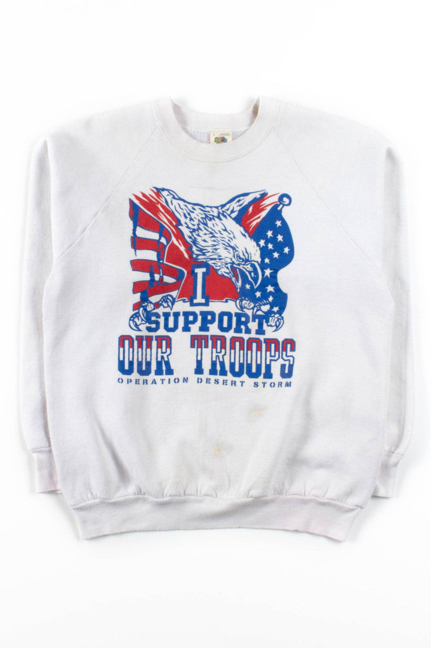 Desert Storm Support Our Troops Sweatshirt
