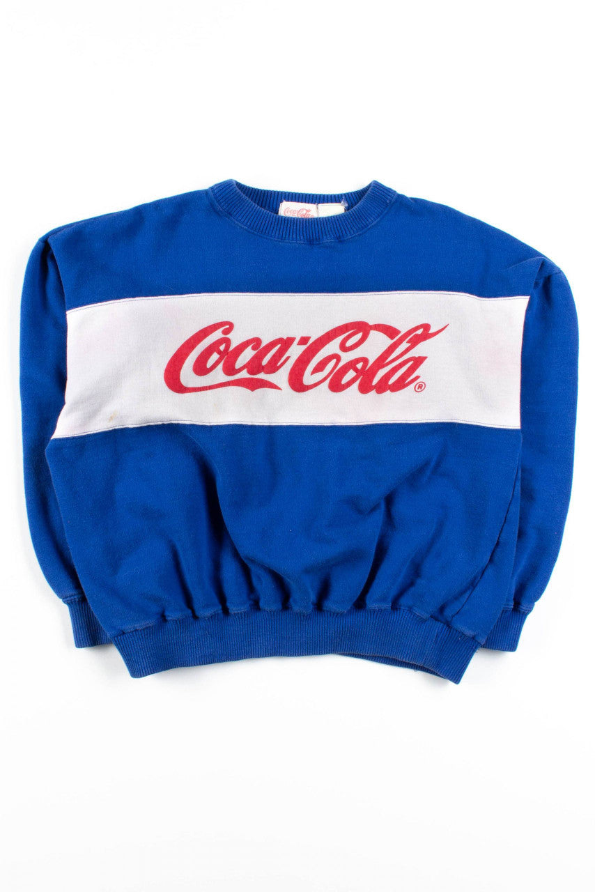 Color Block Coca-Cola Sweatshirt