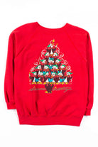 Season's Greetings Penguin Choir Sweatshirt
