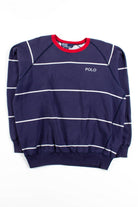 Ralph Lauren Striped Polo Sweatshirt