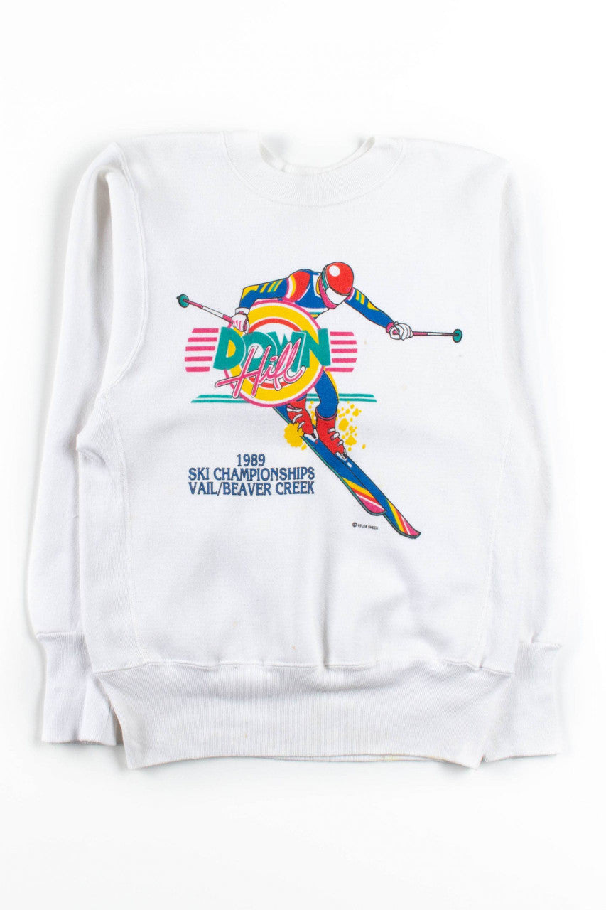 Down Hill Ski Championships 1989 Sweatshirt