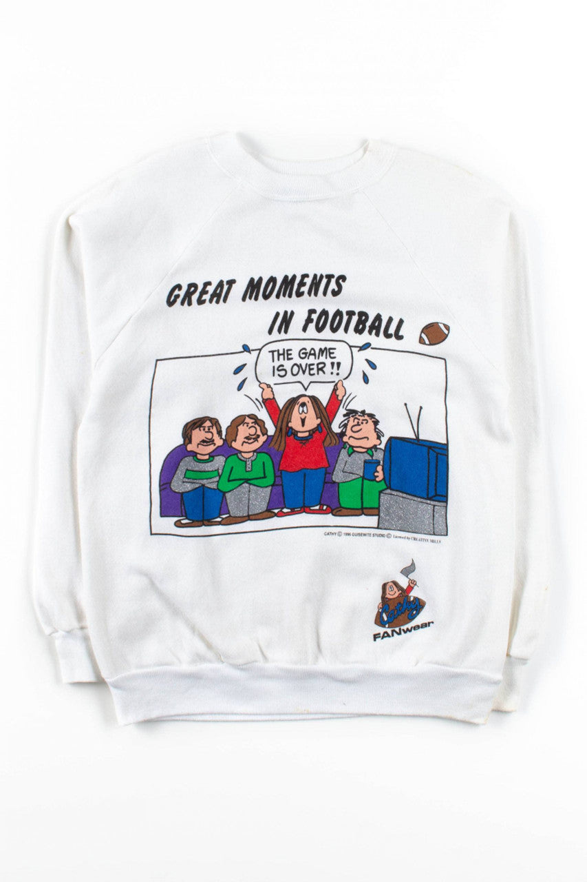 Cathy Great Moments In Football Sweatshirt