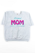 Escaped Mom Cutoff Sweatshirt