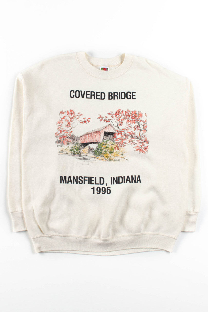 Mansfield, Indiana Covered Bridge Sweatshirt