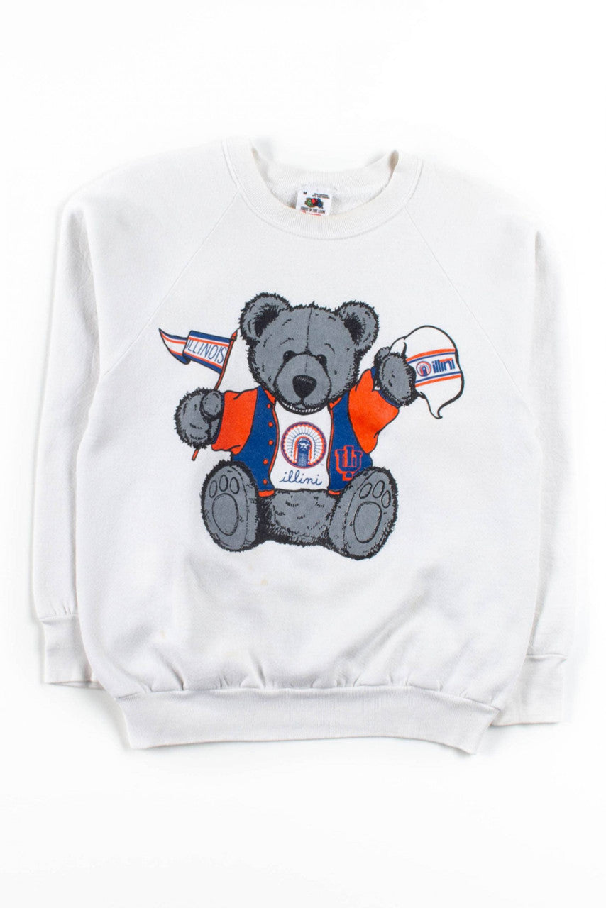 Illini Teddy Bear Sweatshirt
