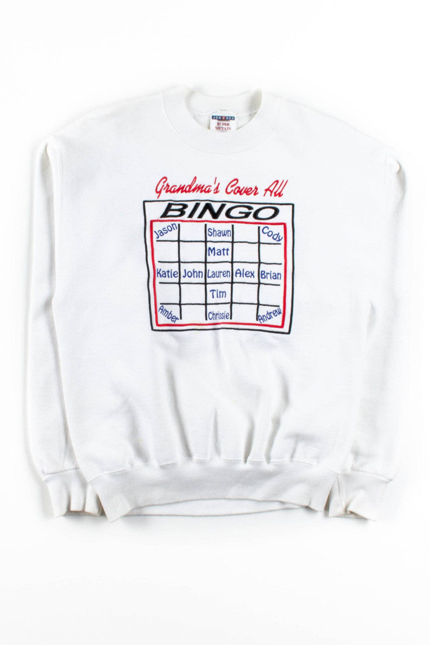 Grandma's Cover All Bingo Sweatshirt