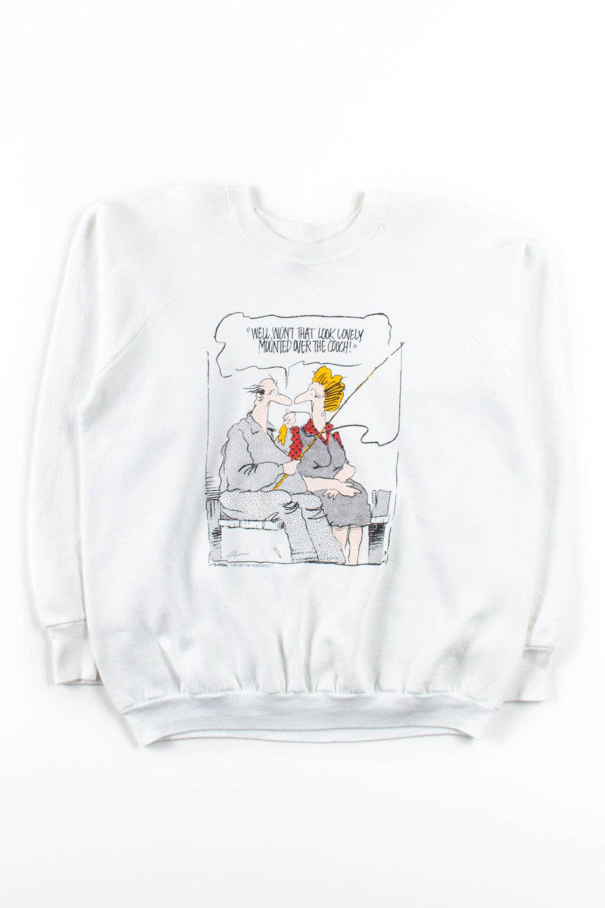 Lovely Small Fish Comic Sweatshirt