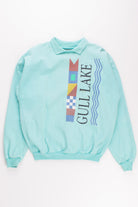 90s Gull Lake Collared Sweatshirt
